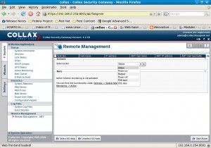 Stopping and Starting can be accomplished from the WebGUI
