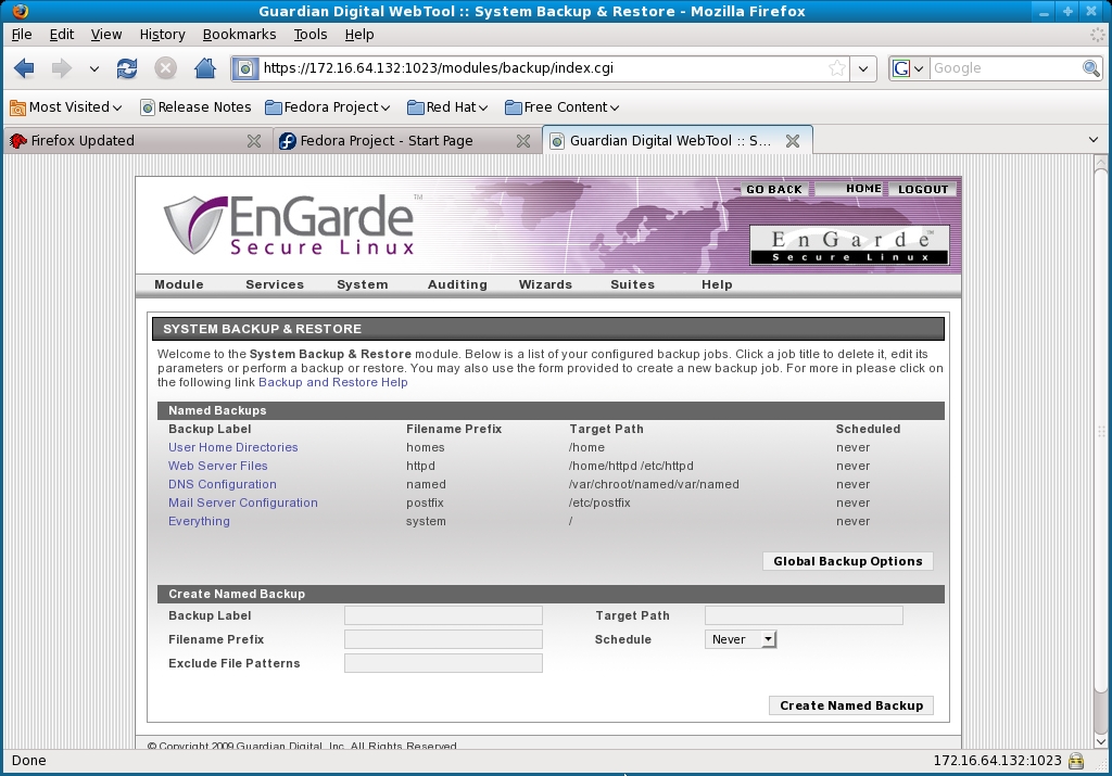 11-engarde-backup-restore Backup and Restore