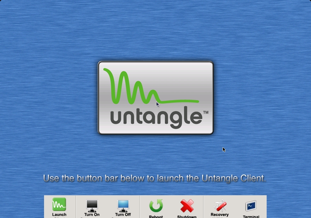 18untangle602console Untangle Console Screen