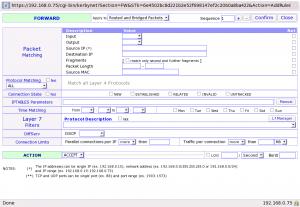 Configuring Custom IPtables rules