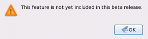 Feature Not Yet Included