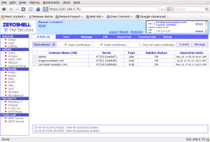 Maintain Certificates on Server