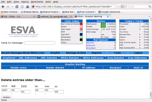 Greylist Waiting Delete greylist entries older than specified date and time