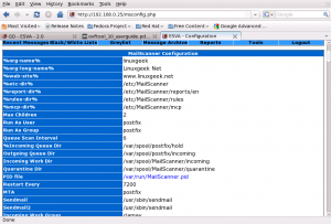 Mailscanner Configuration Mailscanner Configuration